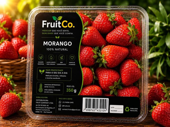 Bandeja de morangos FruitCo 350g